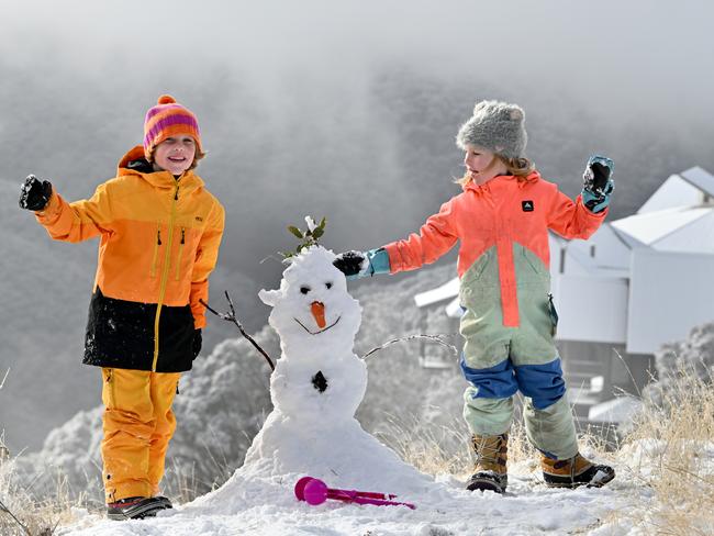 An early snowfall blankets parts of Victoria. Picture: Chris Hocking