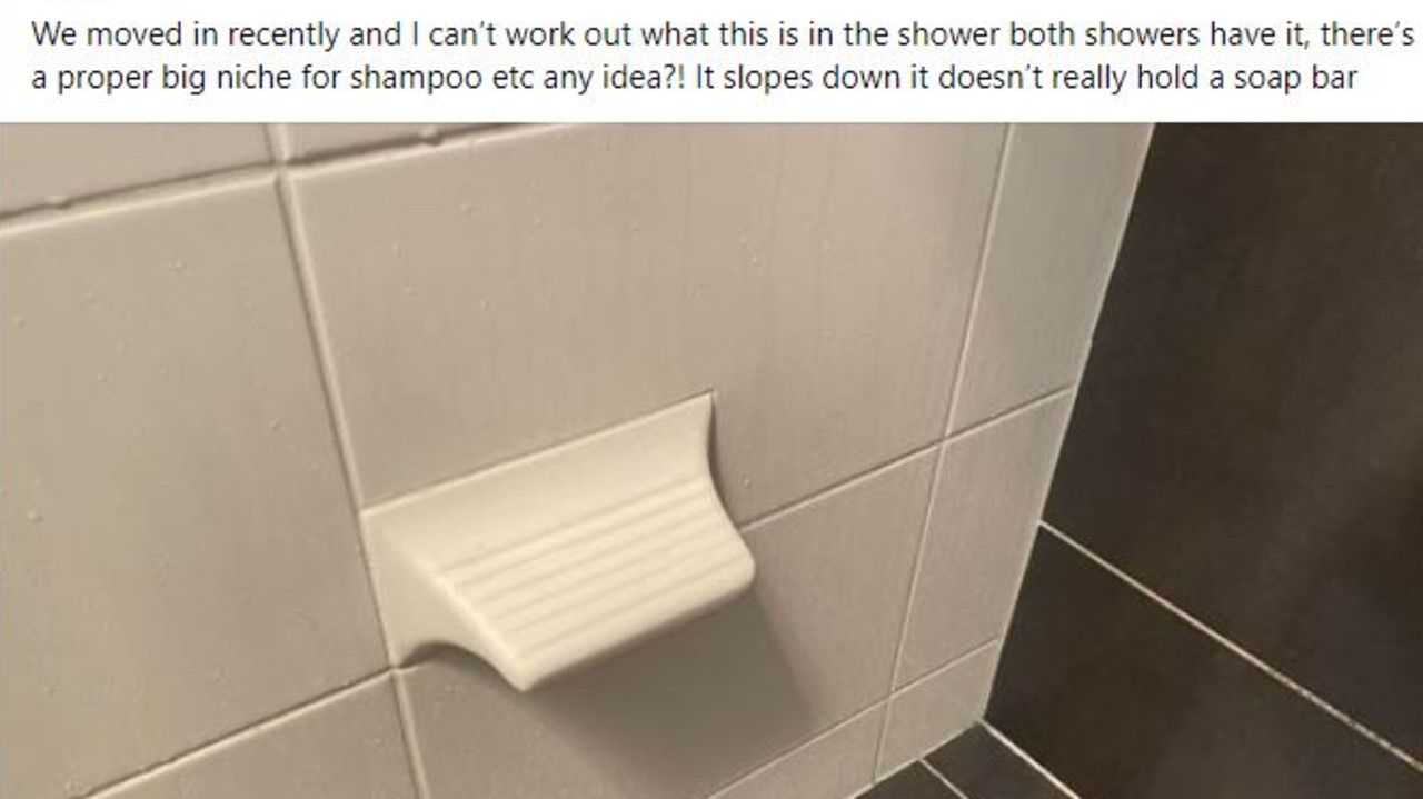 Soap In The Bathroom Floor Sex Scene - Weird find in Australian's shower has stumped the internet | news.com.au â€”  Australia's leading news site