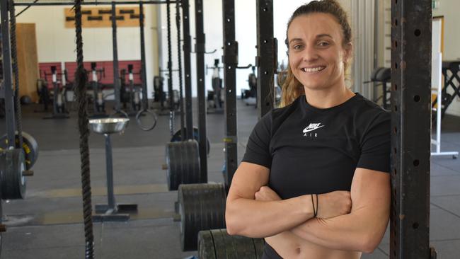 Hollard has spent seven years training – usually on her own at CrossFit 4740 – to compete at the CrossFit Games in the US. Picture: Janessa Ekert