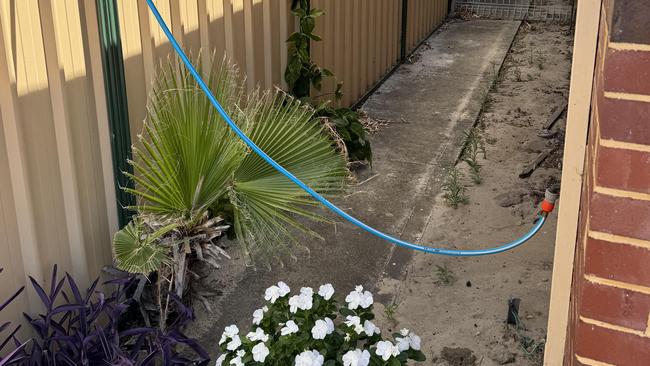 The neighbours were allegedly caught stealing water while the elderly couple were away visiting family. Picture: Reddit