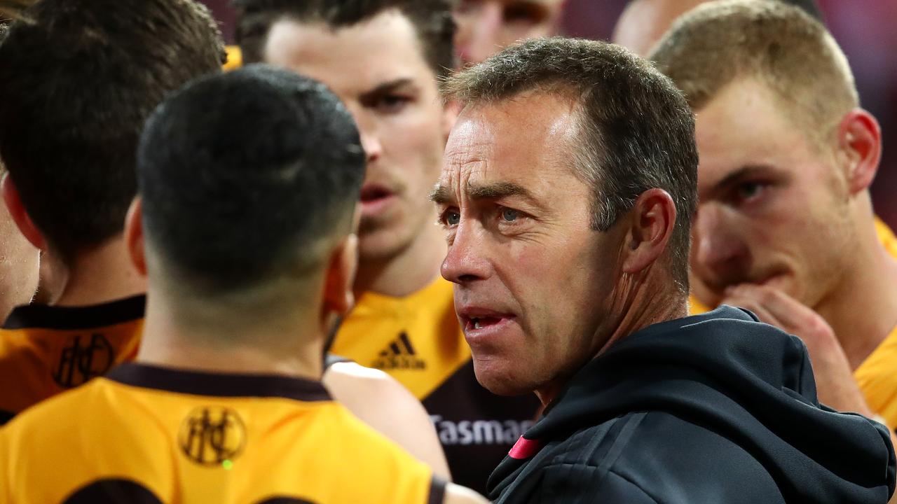 Hawthorn coach Alastair Clarkson is contracted until the end of 2022.