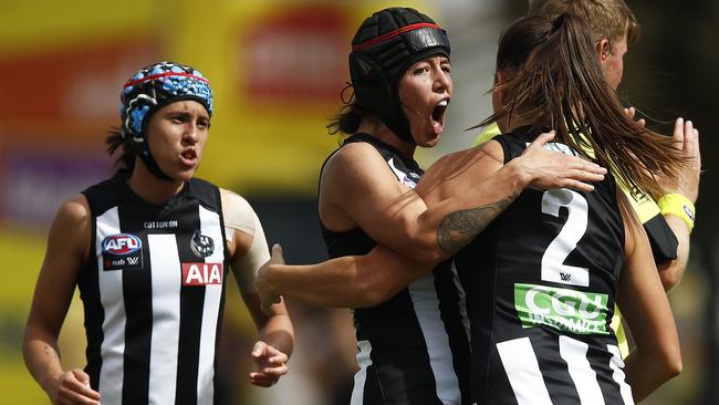 Collingwood has lost only one game this season and will play finals for the first time. Picture: Getty