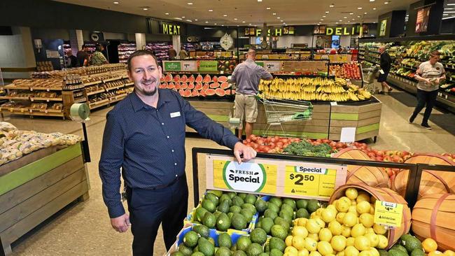 OVERHAUL: Woolworths Brassall store manager David Lake at the newly revamped store. Picture: Cordell Richardson