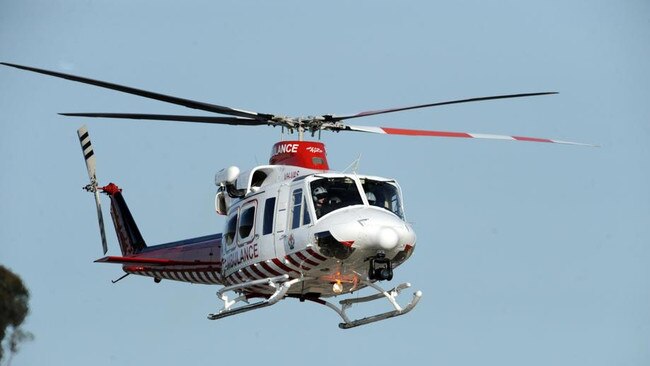 A child has been air lifted to the Royal Children’s Hospital after a farm accident near Ballarat.