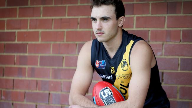 Luke Edwards is still hoping to be picked up in the draft. Picture: Dean Martin