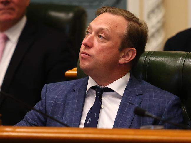 BRISBANE, AUSTRALIA - NewsWire Photos SEPTEMBER 12, 2024: Queensland Premier Steven Miles during parliament in Brisbane. Picture: NewsWire/Tertius Pickard