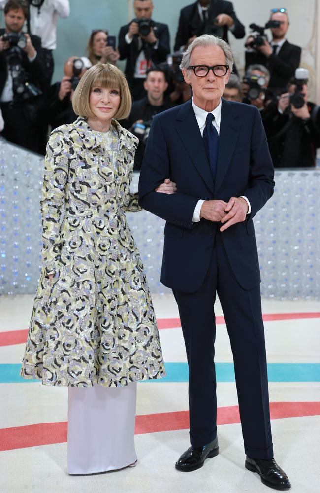 Anna Wintour and Bill Nighy. Picture: Theo Wargo/Getty