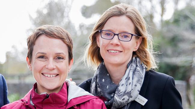 National Centre for Farmer Health director Alison Kennedy, right, pictured with Jaala Pulford. Picture: Chloe Smith