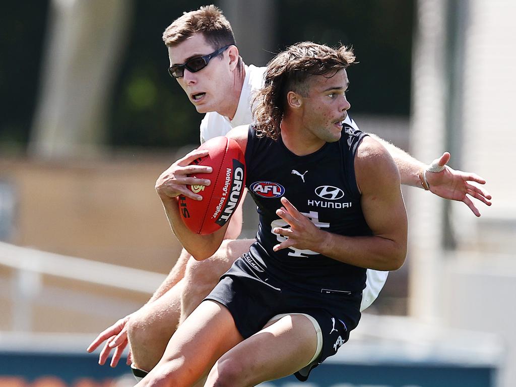 Lachie Cowan has turned heads at the Blues this pre-season. Pic: Michael Klein