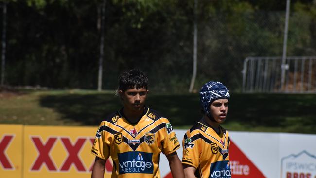 Cyril Connell Challenge game between the Ipswich Jets and Sunshine Coast Falcons. Saturday March 18, 2023. Picture, Nick Tucker.