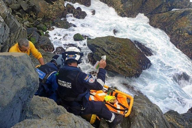 Connor Meldrum fought for his life after falling down the cliffs at Cape Byron.