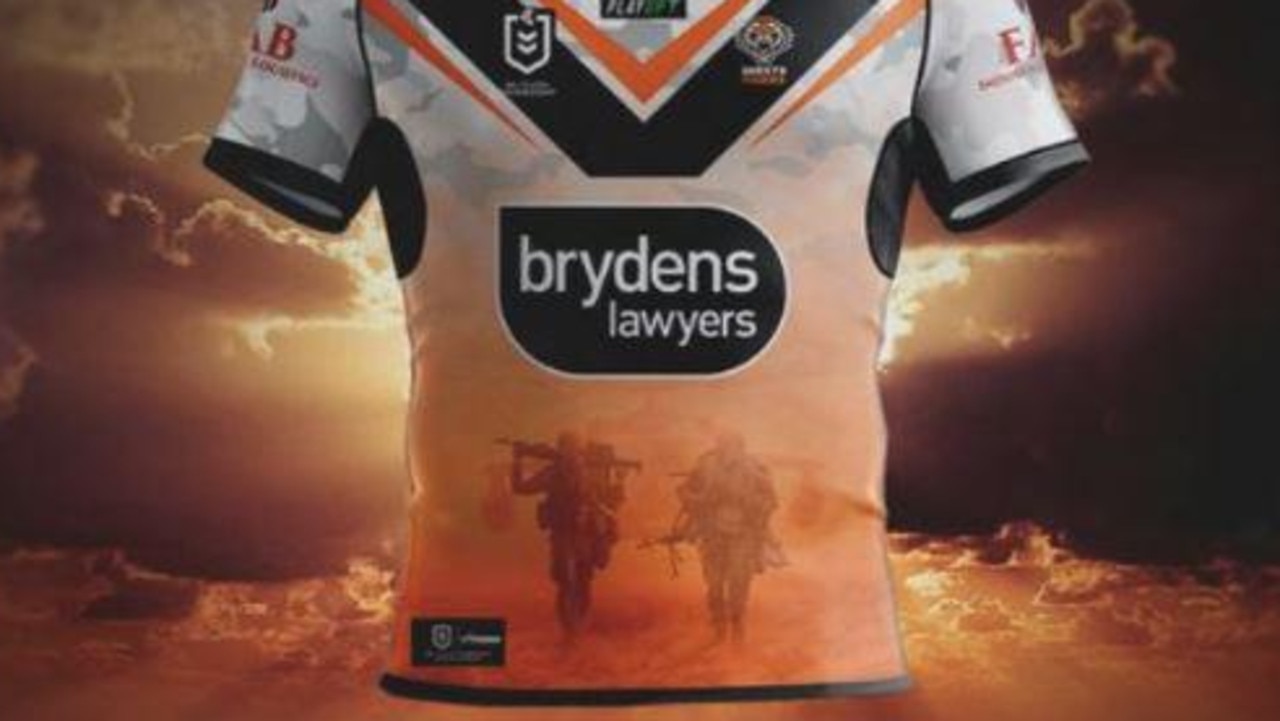 Nrl west store tigers jersey