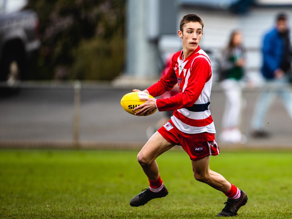 STJFA Grand Finals: Clarence vs Lauderdale U15 Final. Picture: Linda Higginson