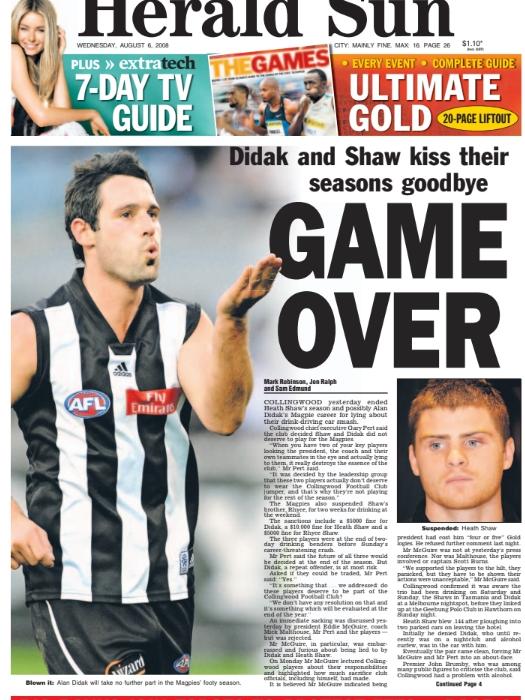 Alan Didak says he is so grateful Collingwood stuck by him.