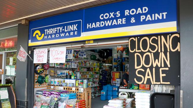 Coxs Road Hardware and Paint store opened 50 years ago and Mr Fedele took over in 1984. Picture: Angelo Velardo