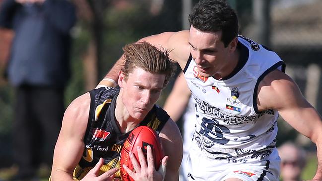 Glenelg's Lachlan Hosie has been picked up by North Melbourne in the mid-season draft. Picture: Dean Martin