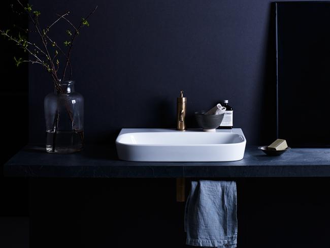 HOME BASINS ModernLife contemporary basins, with their controlled proportions, are devoid of any corners or joints and feature CleanCoat™, a high-tech fast-clean finish that renders them stain-resistant and exceptionally easy to clean from Kohler, kohler.com.au