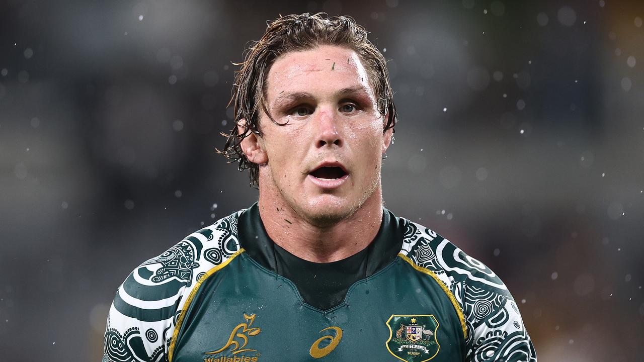 Wallabies skipper Michael Hooper has been sounded out by two Sydney NRL clubs. Picture: Cameron Spencer/Getty Images