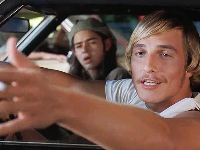 Alright, alright, alright: MM in his first role, the 90s stoner flick Dazed and Confused.