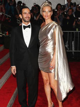 Marc Jacobs and Kate Moss at the 2009 Met Gala in New York. Picture: Stephen Lovekin/Getty Images