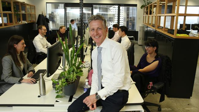 Darren Steinberg, CEO of Dexus, at the group’s Sydney offices. Picture: Britta Campion / The Australian