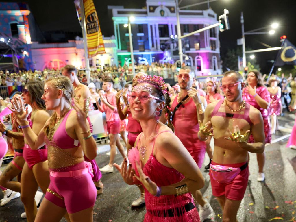 The parade will run from Darlinghurst to Moore Park over the course of several hours on Saturday night. Picture: NCA NewsWire / Damian Shaw