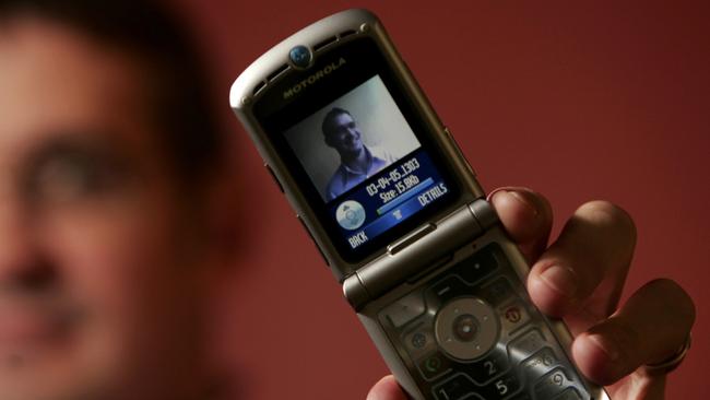 Flip phones have come a long way since the Motorola Razr of 2005. Picture: AP