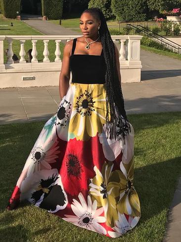 ... and ahead of the wedding reception. Picture: @serenawilliams/Instagram