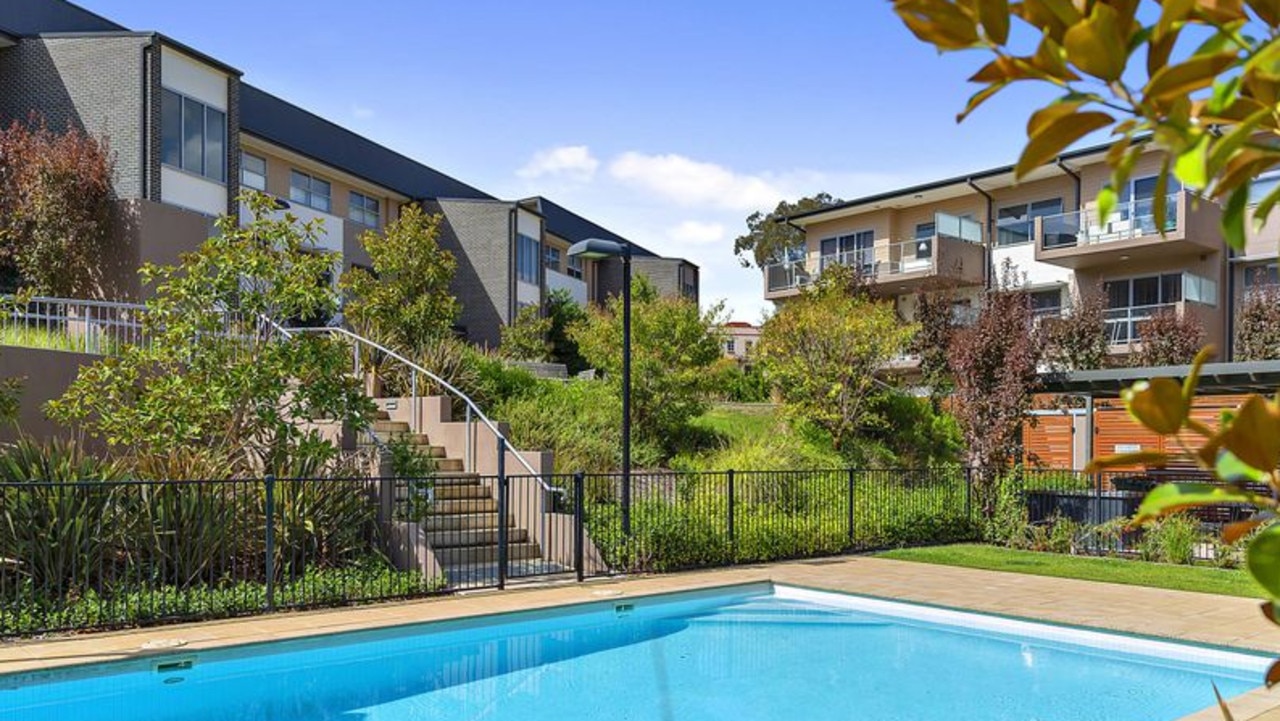 An apartment in this building is one of the few properties that have been listed in Canberra since the Federal Government imposed strict rules around auctions and inspections. Picture: Supplied