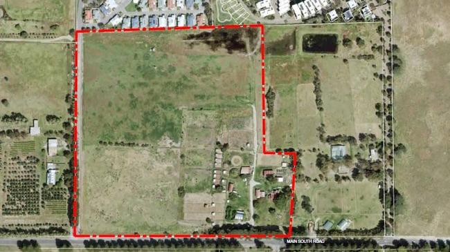 A caravan, cabin and tourism accommodation park – and residential estate – has been proposed for Normanville. Picture: URPS