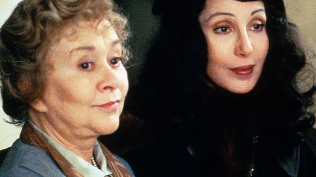 Joan Plowright and Cher.