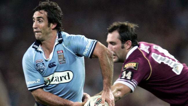 Andrew Johns in action.