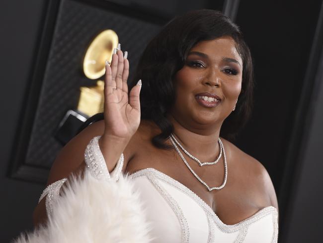 Her night! Lizzo at the Grammys. Picture: AP