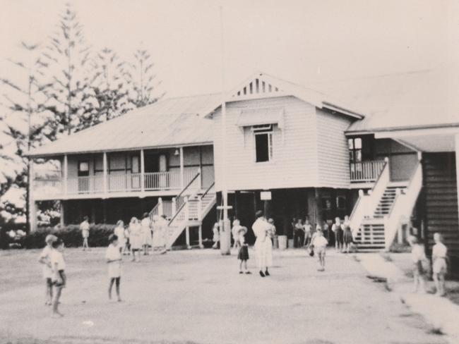 The Coolangatta State School was also known as 'The School on the Hill' — Kirra Hill where it opened in 1920.