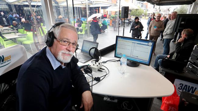 Neil Mitchell wants Eddie to stop talking himself so seriously. Picture: David Geraghty