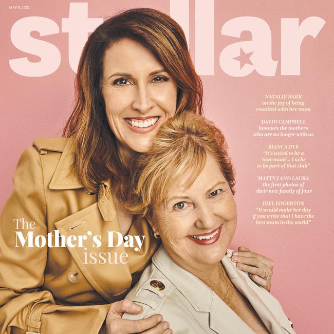 Natalie Barr and her mum Julie star on the cover of this Sunday’s Stellar.