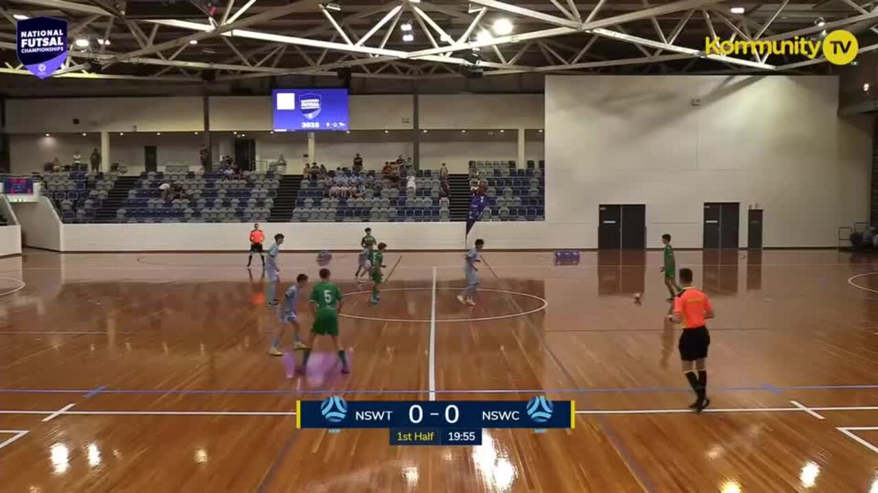 Replay: Football NSW Thunder v Football NSW Country v (U14 boys) - 2025 National Futsal Championships Day 2