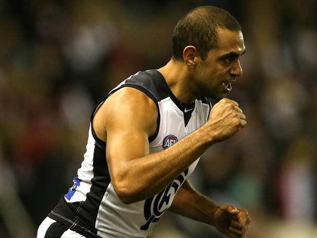 Chris Yarran booted four goals for the Blues.