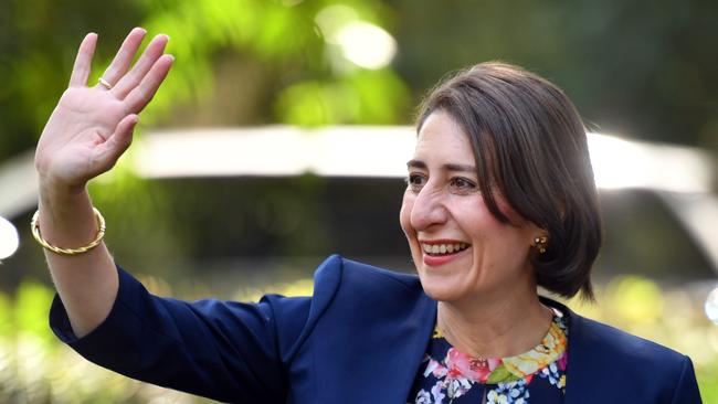 NSW Premier Gladys Berejiklian after her victory at the state election, which she won on merit. Picture: AAP/Mick Tsikas