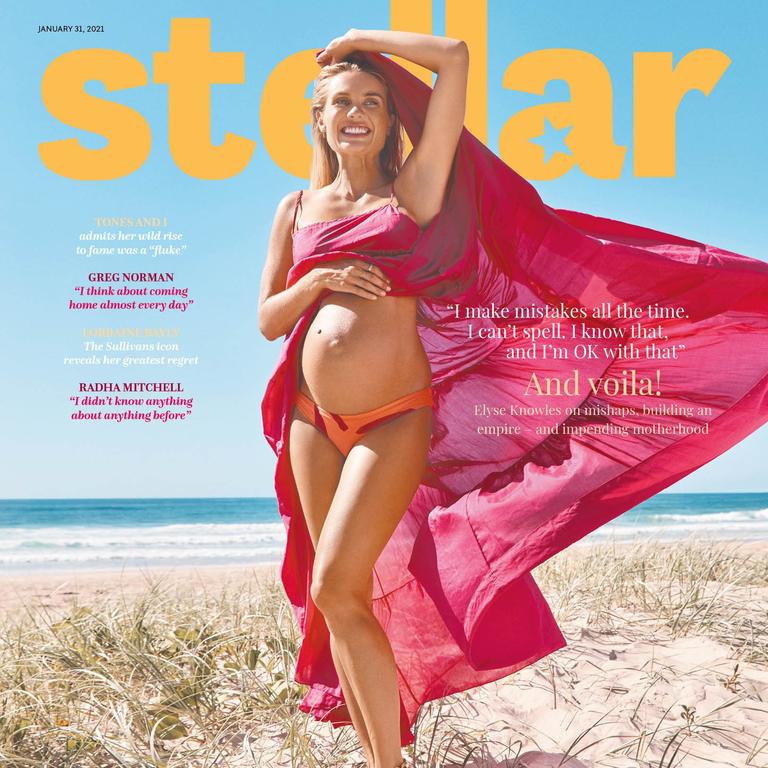 Elyse appears on the cover of Stellar magazine this weekend. Picture: Stellar
