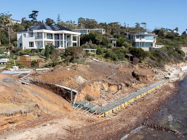 These works went ahead without a council permit. Picture: NewsWire / David Geraghty