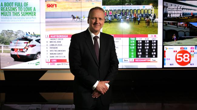 Tabcorp CEO David Attenborough, at the Melbourne head office.