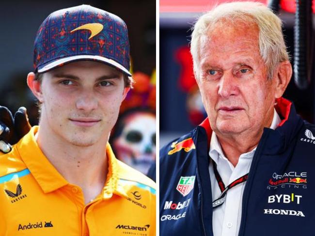 Max Verstappen and Helmut Marko.