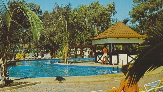 The Great Keppel Island resort pool in the 1970s. Photo Contributed