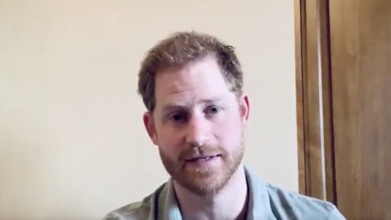 Prince Harry speaks to fans in a new video.