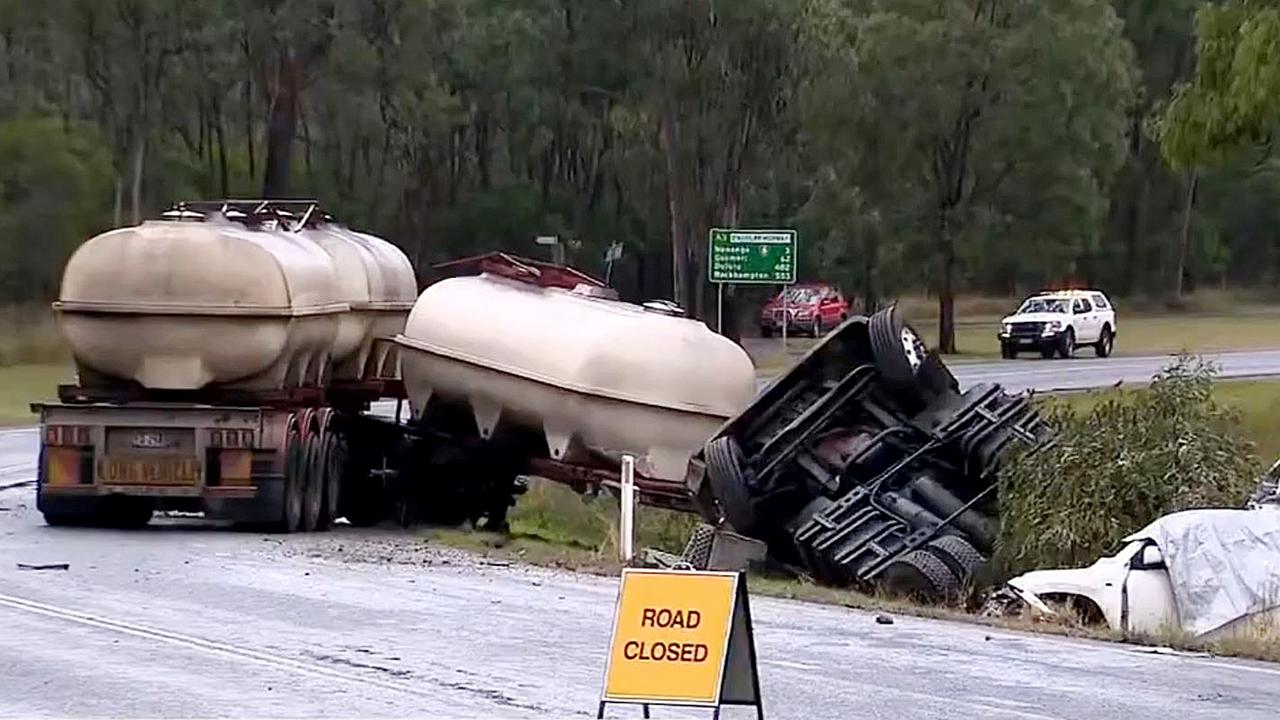 The three family members were killed in an horrific crash with a B-double truck outside Nanango on Thursday morning.