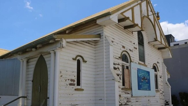 Wynnum Baptist Church with the Wynnum Manly Historical Association starting a petition to keep the 109-year-old building in the area. Picture: Supplied