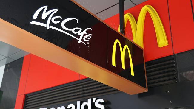 A 19-year-old was arrested following an incident at Hindley St McDonald’s on Thursday night. Picture: NCA NewsWire / David Mariuz