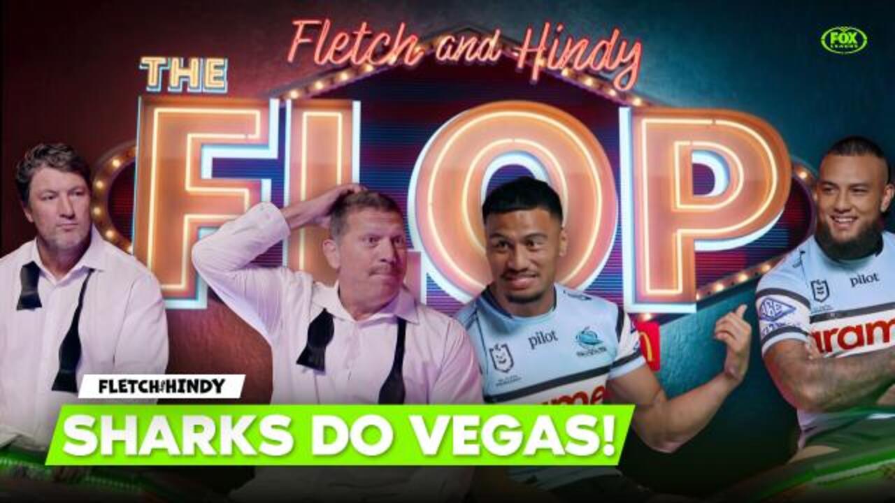 Sharks do Vegas Fletch and Hindy style!