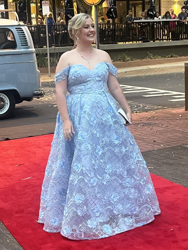 The students of Urangan State High School arrive at their formal.